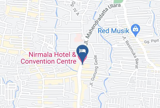 Denpasar - Nirmala Hotel & Convention Centre Maps