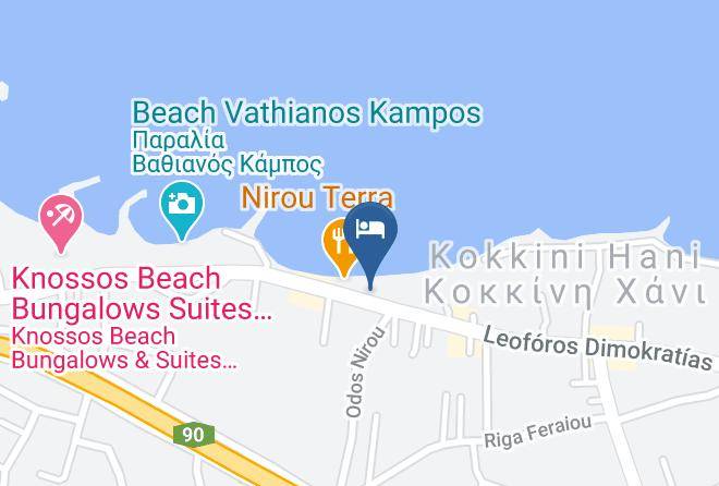 Iraklion - Nirou Luxury Suites Maps