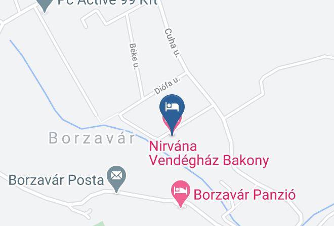 Borzavar - Nirvana Vendeghaz Bakony Maps