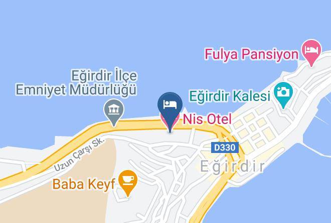 Egirdir - Nis Otel Maps