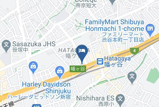 Nishi Shinjuku Green Hotel Map