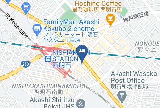 Akashi City - Nishiakashi Hotel Maps