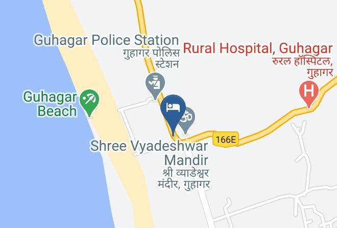 Guhagar - Nishigandha Beach Resort Maps