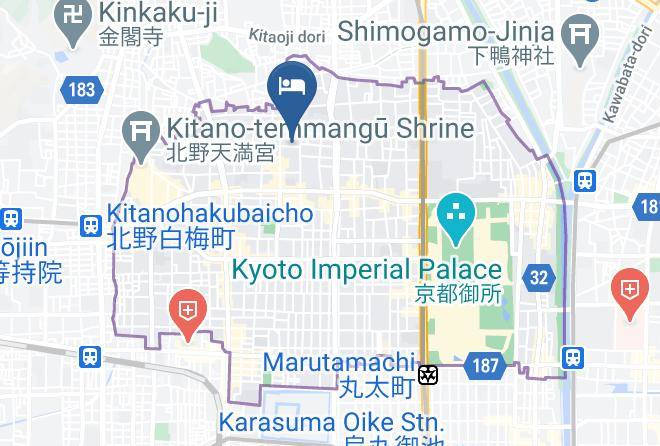 Nishijin Isa Cho Machiya Iori Machiya Stay Map