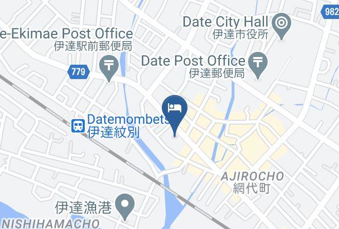 Date City - Nishiki Ryokan Maps