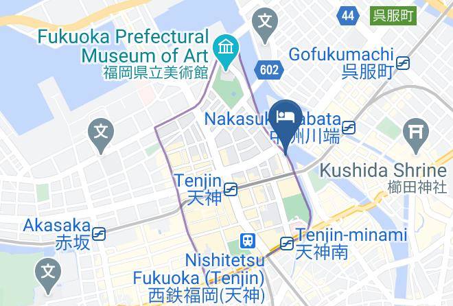 Fukuoka City Chuo Ward - Nishitetsu Inn Fukuoka Maps