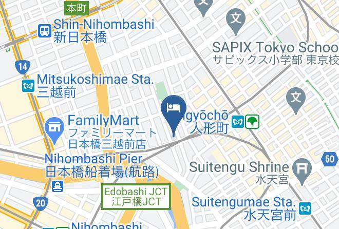 Chuo Ward - Nishitetsu Inn Nihonbashi Maps