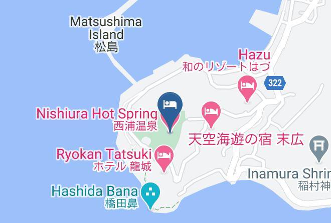 Gamagori City - Nishiura Hot Spring Maps