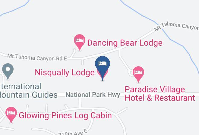 Nisqually Lodge Harita - Washington - Pierce