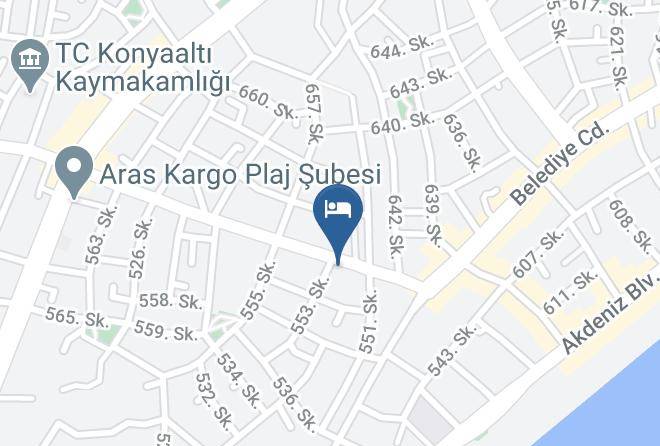 Konyaalti - Niss Business Hotel Maps
