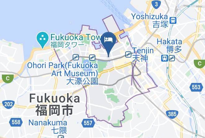 Fukuoka City Chuo Ward - Nissei Hotel Fukuoka Maps