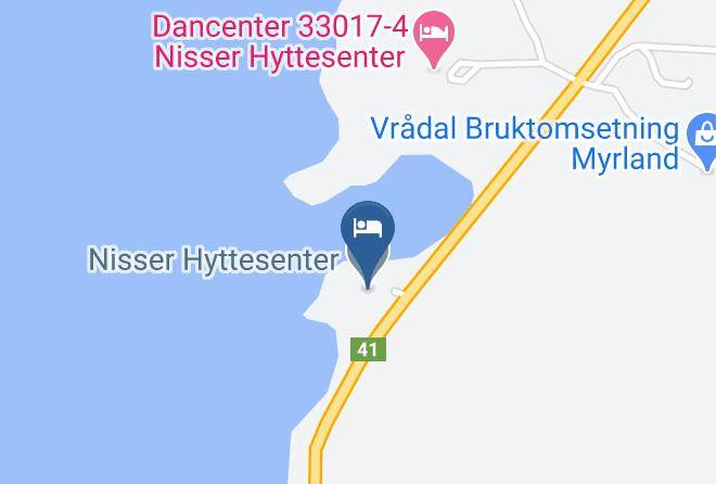 Kviteseid - Nisser Hyttesenter Maps