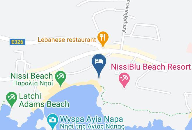 Cyprus - Nissi Beach Resort Maps