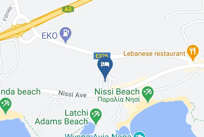 Cyprus - Nissi Park Hotel Maps