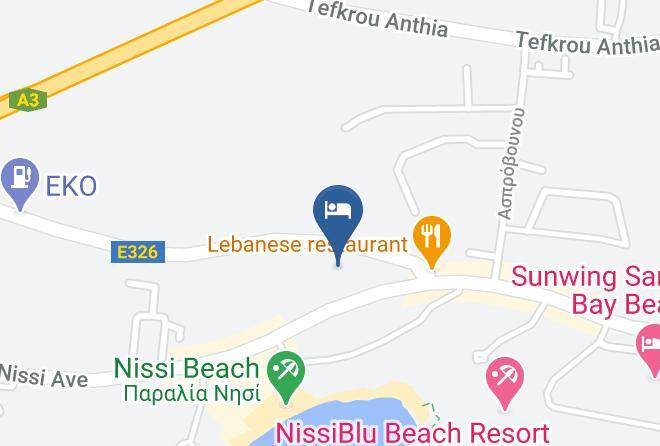 Nissiana Hotel Map