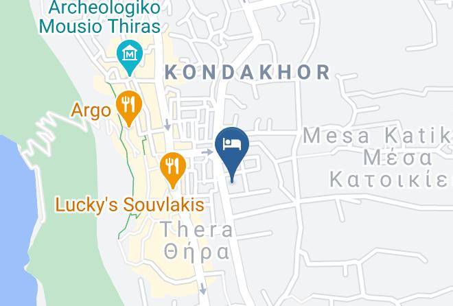 Thira - Nissos Thira Hotel Maps