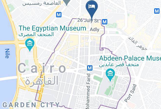 Cairo - Nitocrisse Hotel Downtown Maps