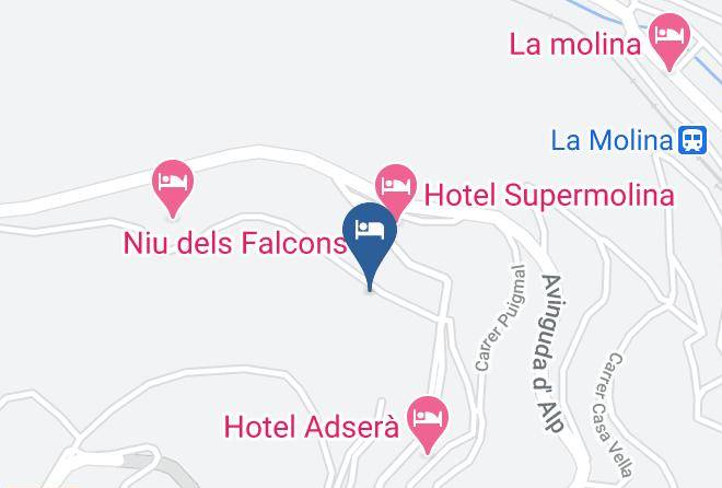 Girona - Niu Dels Falcons Xalet Maps
