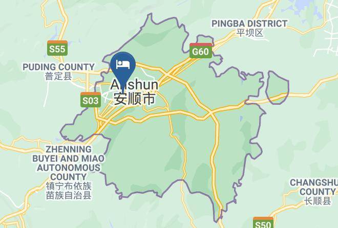 Anshun - Xiaobaihua Business Hotel Maps