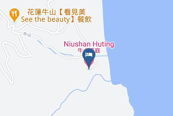 Niushan Huting Mapa - Taiwan - Hualiennty