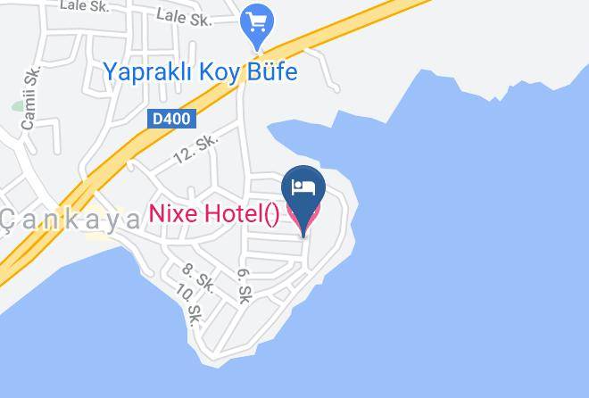 Silifke - Nixe Hotel Maps