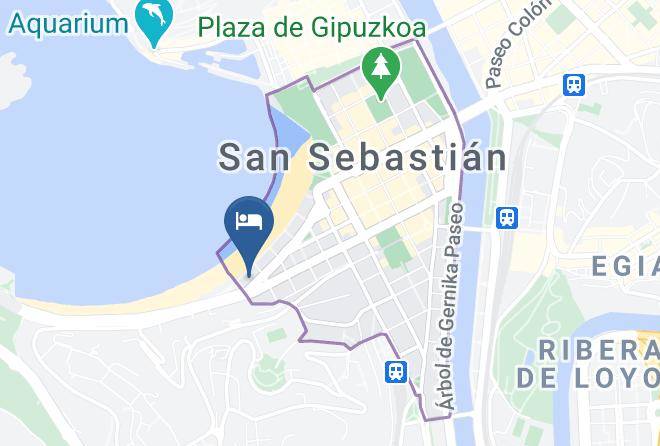 Gipuzkoa - Hotel Niza Maps