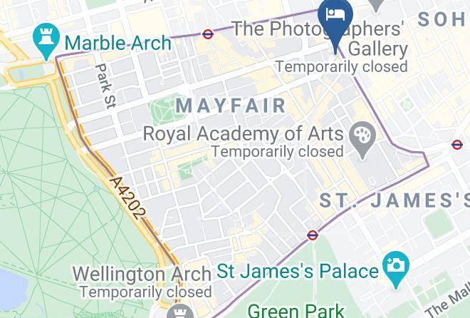 London - No5 Maddox St Maps