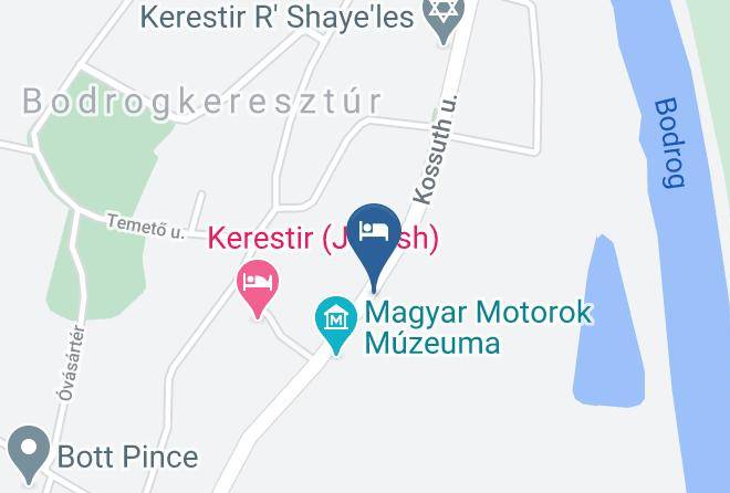 Bodrogkeresztur - Nobilis Udvarhaz Maps