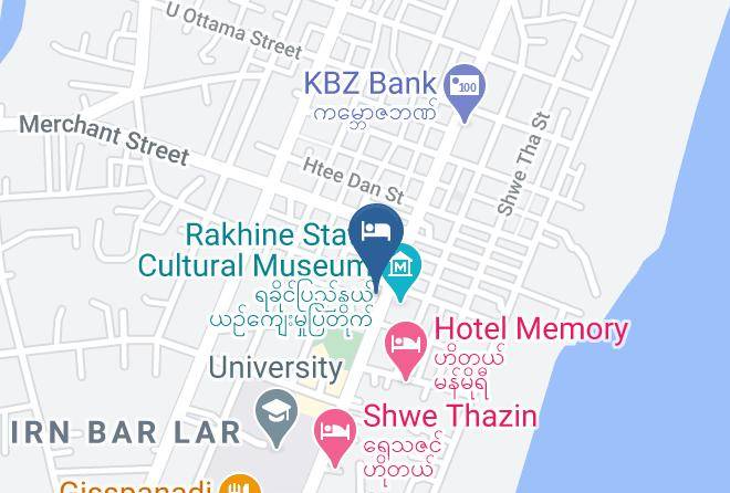 Sittwe - Noble Hotel Maps