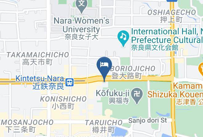 Noborioji Hotel Nara Map