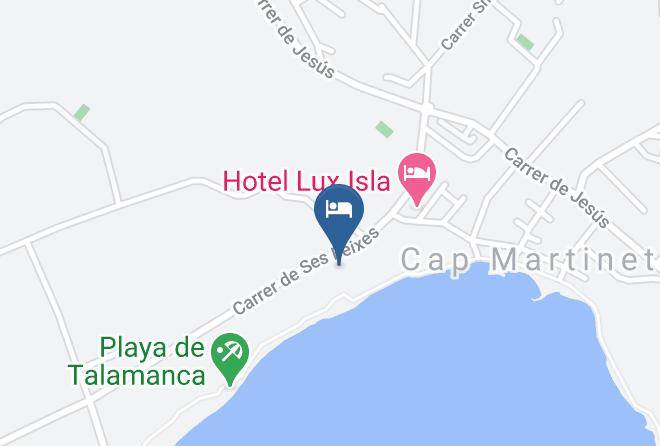 Baleares - Nobu Hotel Ibiza Bay Maps