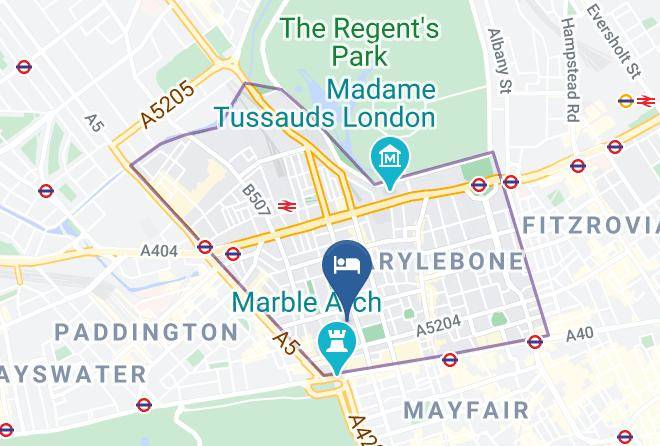 London - Nobu Hotel London Portman Square Maps