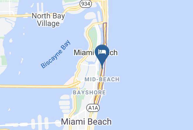 Miami Dade - Nobu Hotel Miami Beach Maps