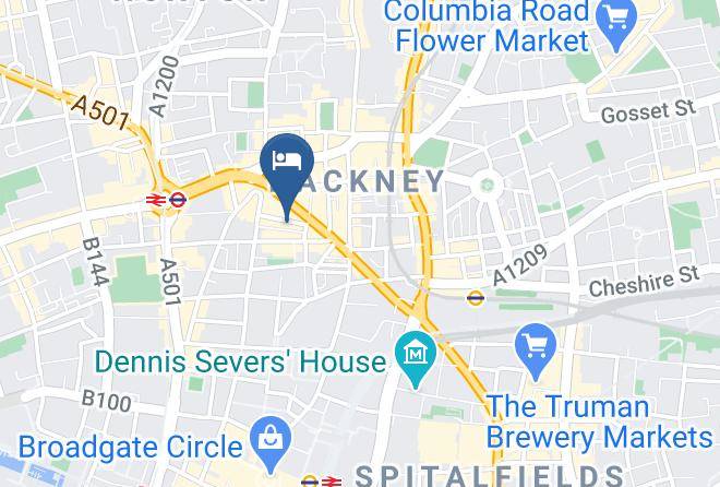London - Nobu Hotel London Shoreditch Maps