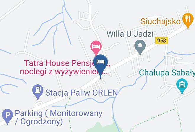 Willa Bachledowka & Domki Narciarskie Map