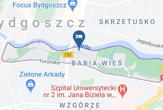 Bydgoszcz - Noclegi Atmosfera Bydgoszcz Maps