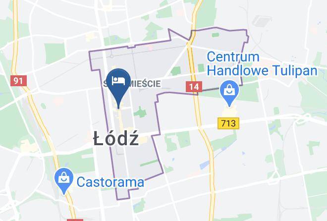 Lodz - Noclegi Lodz Kamecki Maps