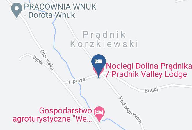 Krakowski - Noclegi Dolina Pradnika Pradnik Valley Lodge Maps