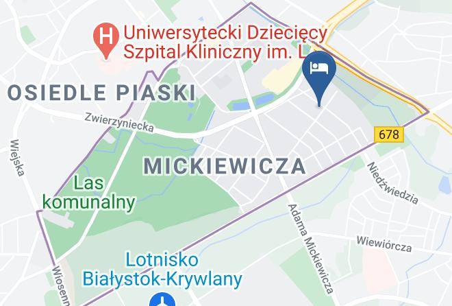 Bialystok - Noclegi Jagiellonska 49 Maps