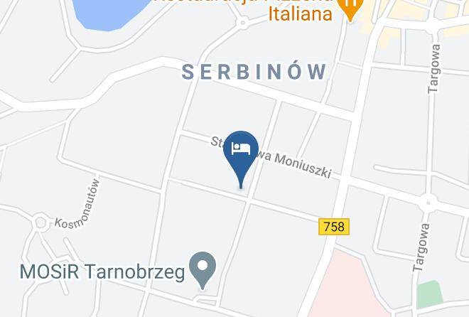 Tarnobrzeg - Noclegi Jeziorak Maps