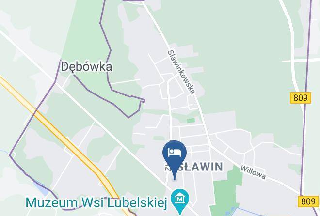 Noclegi Lublin Slodki Sen Map