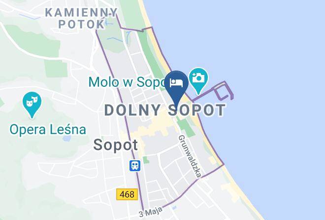 Sopot - Noclegi Na Jachcie Sopot Maps