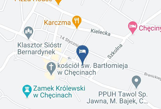 Kielecki - Noclegi Na Krzywej Checiny Noclegi Maps