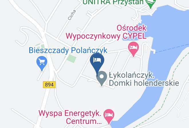 Noclegi Nad Bieszczadzkim Morzem Map