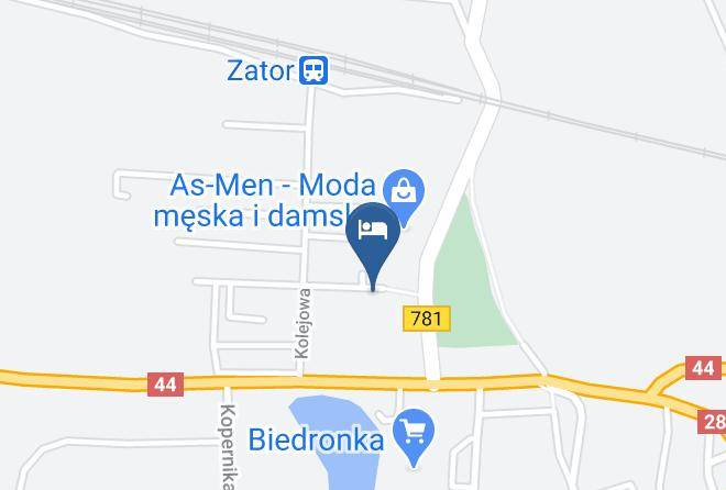 Oswiecimski - Noclegi Nad Nilem Maps
