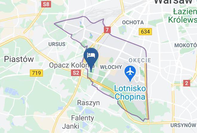 Warsaw - Noclegi Okecie Hotelik Na Okeciu Maps