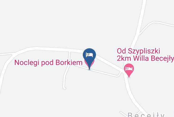 Noclegi Pod Borkiem Map