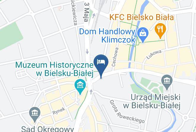 Bielsko Biala - Noclegi Pod Zamkiem Maps