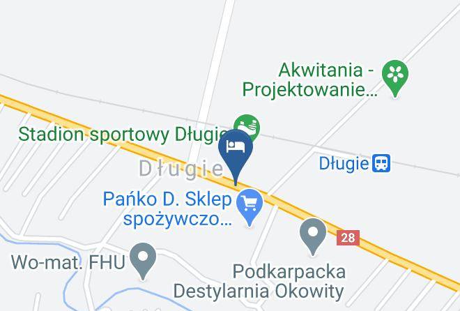 Sanocki - Noclegi Przy Dk 28 W Dlugiem Powiat Sanok Maps