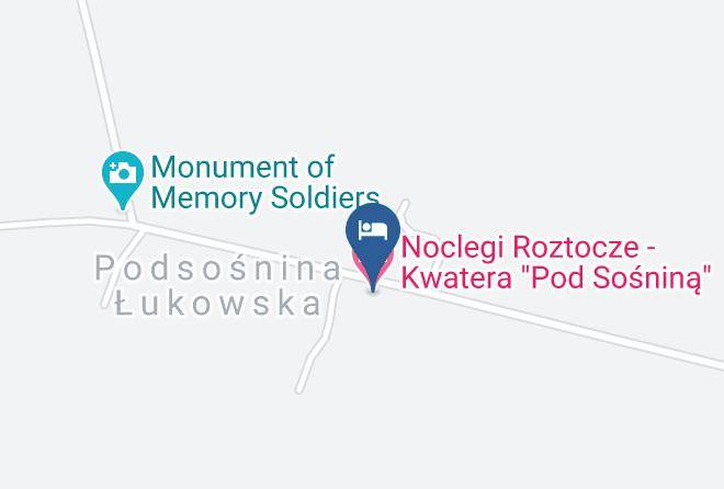 Noclegi Roztocze Kwatera Pod Sosnina Map